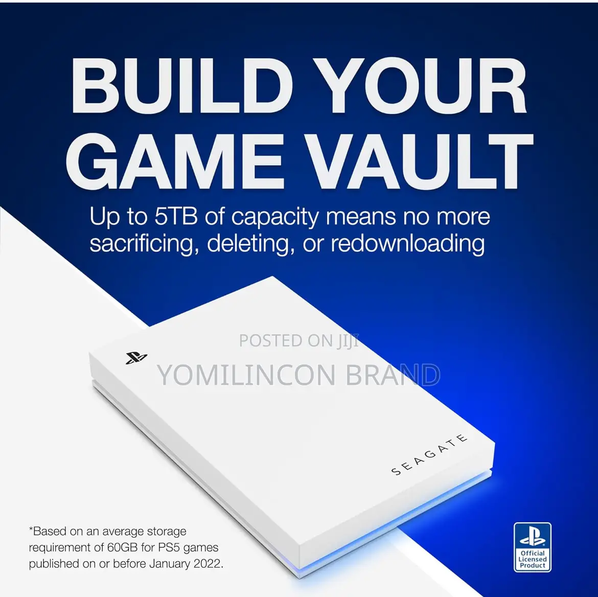 Seagate Game Drive for Ps5 5tb External HDD