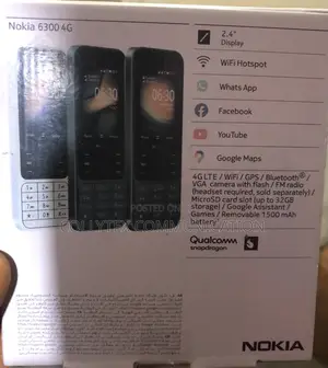 New Nokia 6300 Black