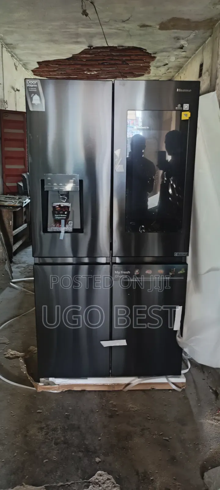 Hisense 4 Doors Inverter Fridge Ice Cube Water Dispenser