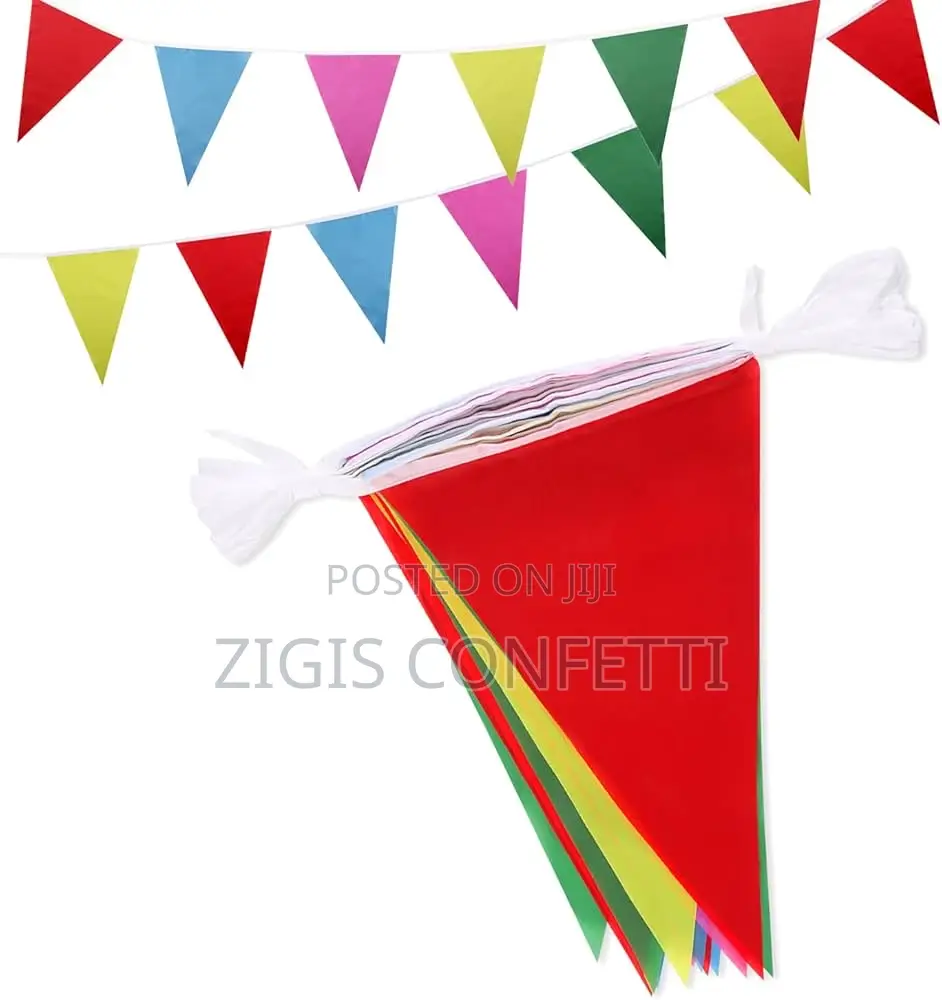 60 Triangle Bunting Flag Banner 50ft
