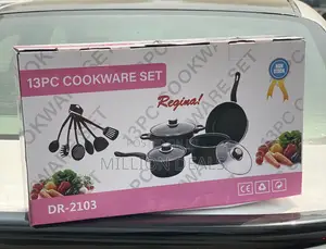 13 Pieces Unique Non - Stick Cookware Set