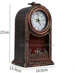 Fireplace With Clock