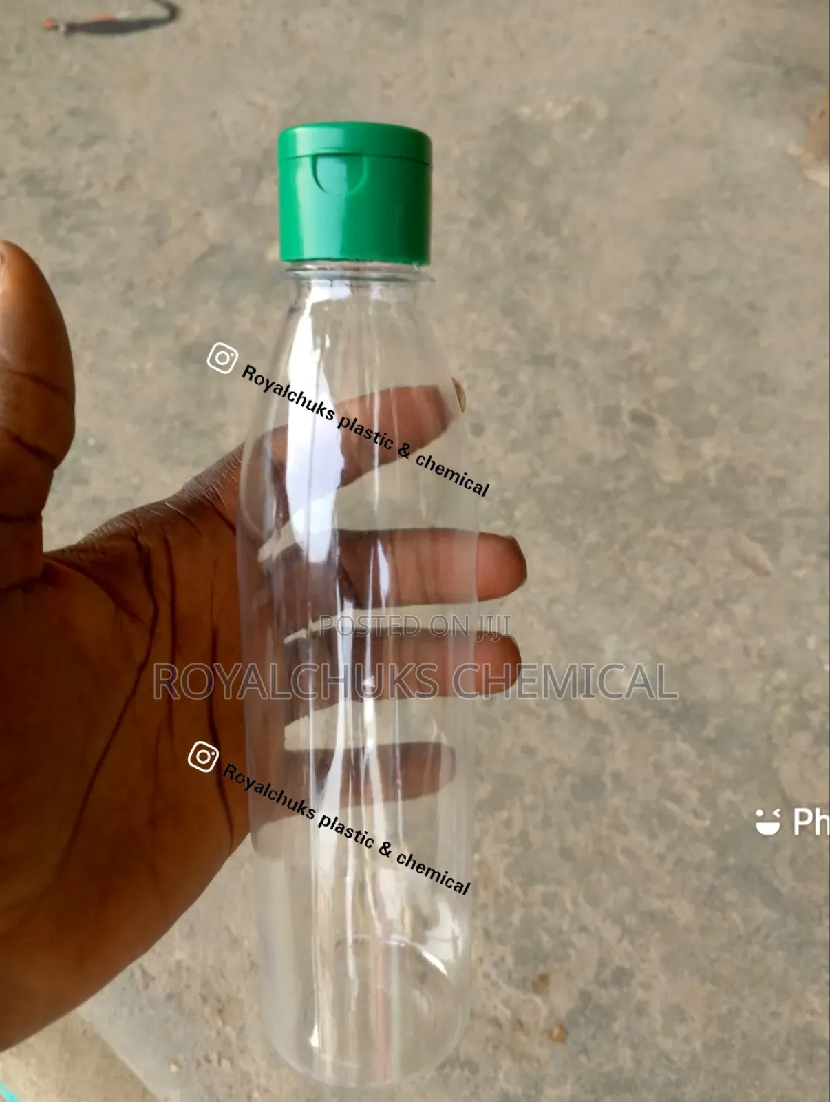35ml Transparent Bottle With Flip Cover