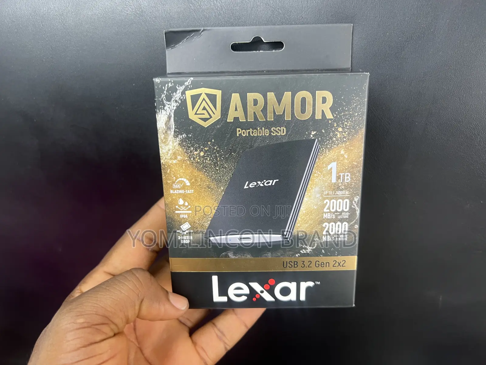 Lexar 2TB Armor 700 Portable SSD, Up to 2000mb/S
