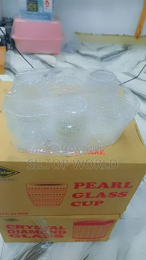 6pcs Pearl Acrylic Cups