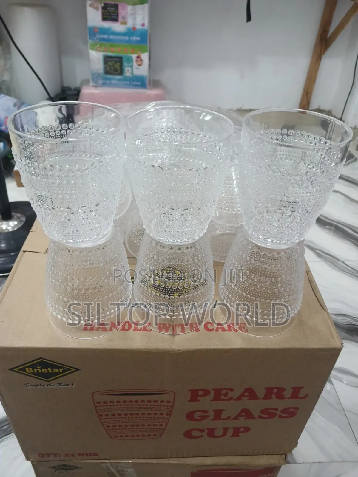 6pcs Pearl Acrylic Cups