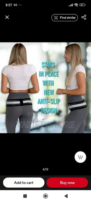 Lower Back Support Pain Relief Belt