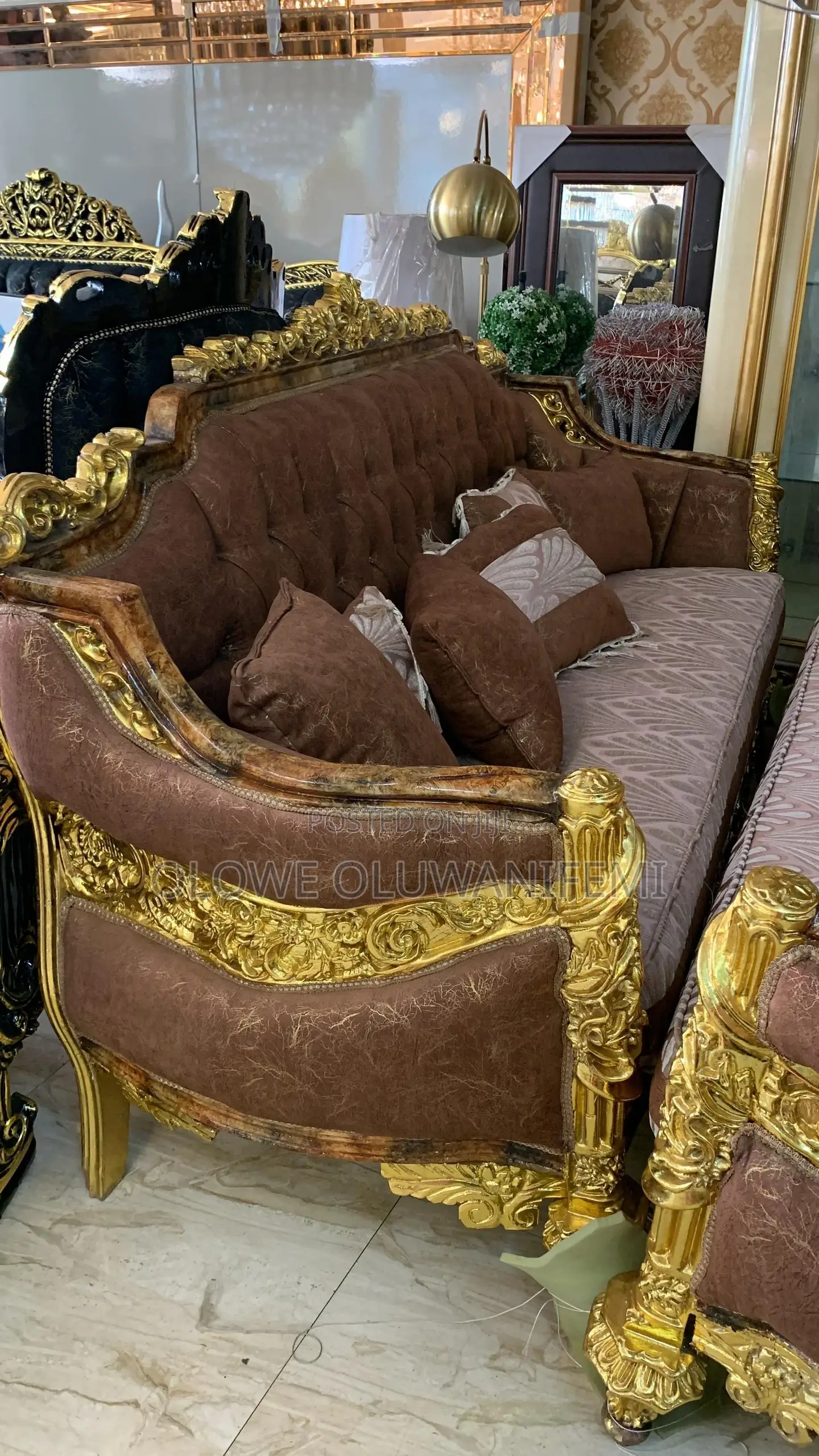 Imported 8 Seaters Egyptian Royal Sofa