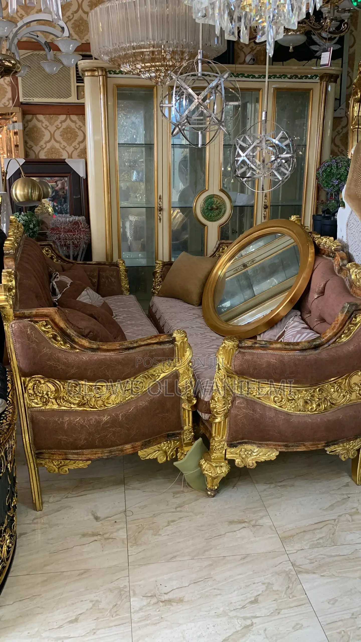 Imported 8 Seaters Egyptian Royal Sofa