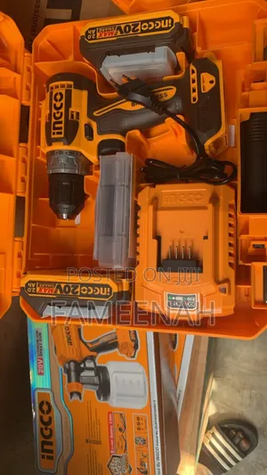 Ingco Brushless Cordless Drill 20v X 2 Batteries