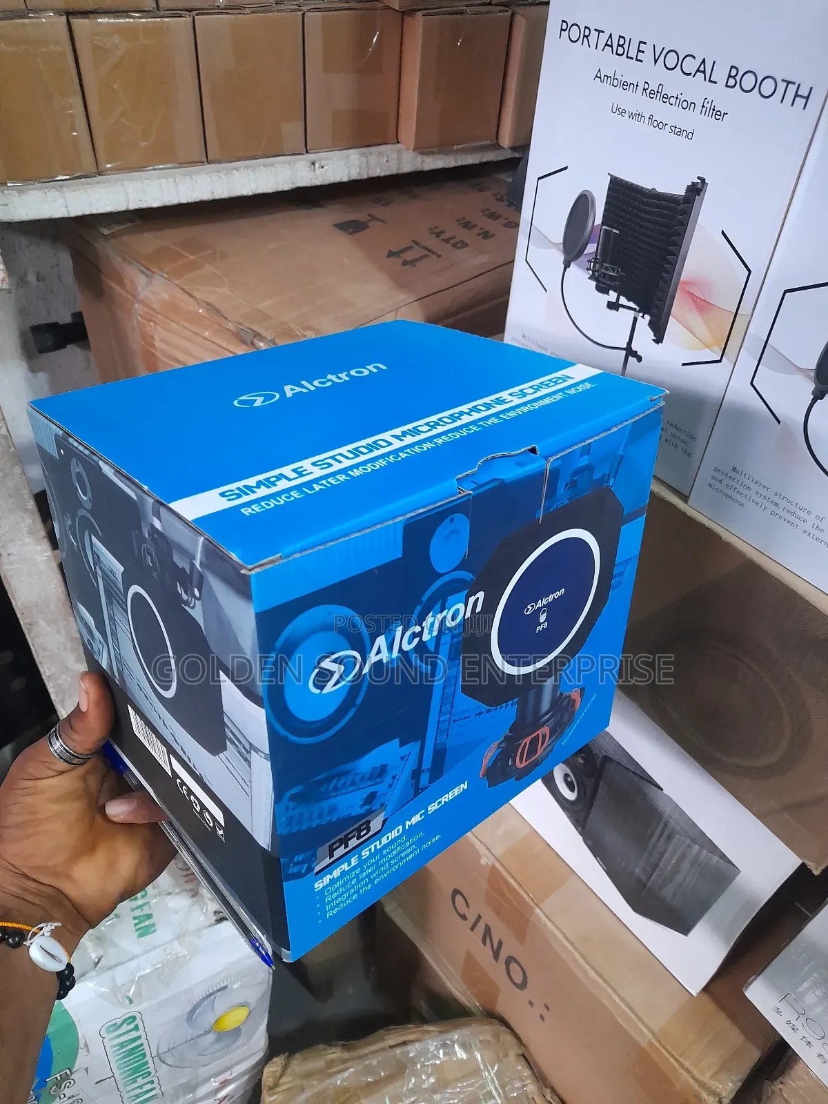Alctron Simple Studio Microphone Screen From