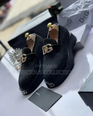 Men's D G Classic Leather Pull on Shoes