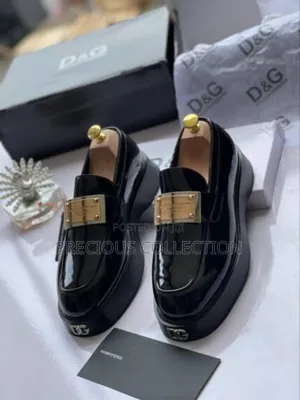 Men's D G Classic Leather Pull on Shoes