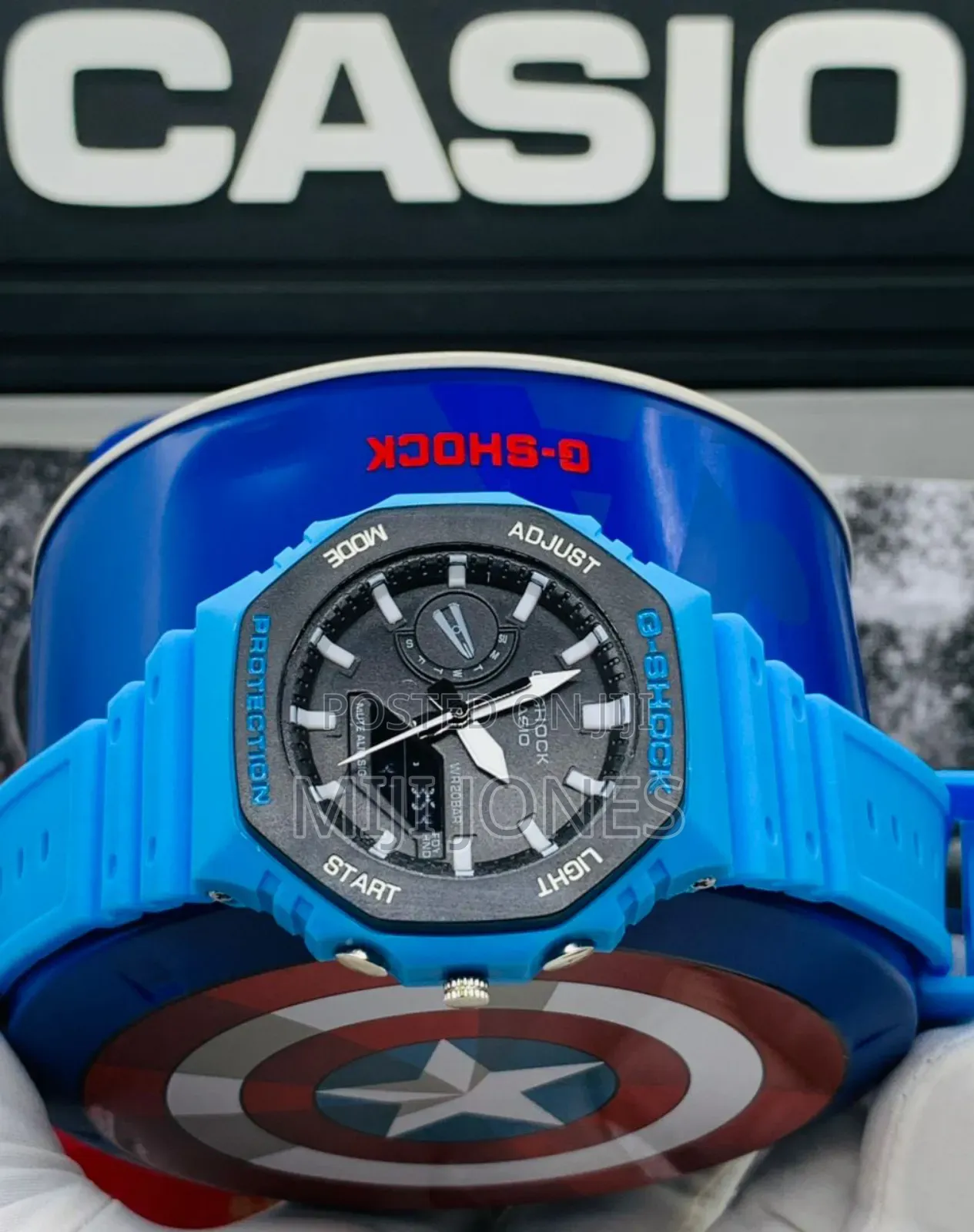 Gshock Marvel Crown Dual Time