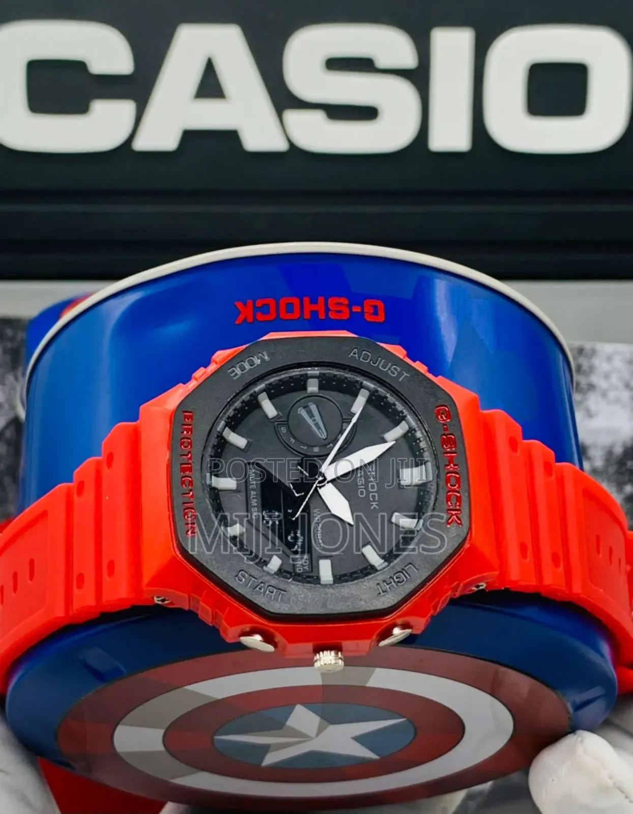 Gshock Marvel Crown Dual Time