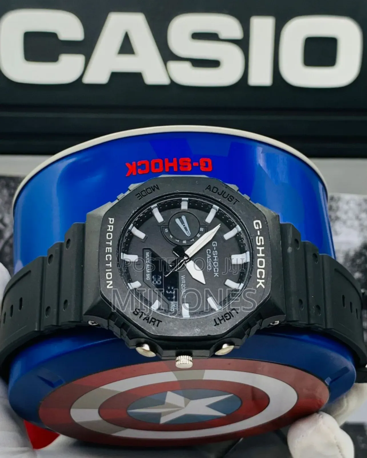 Gshock Marvel Crown Dual Time