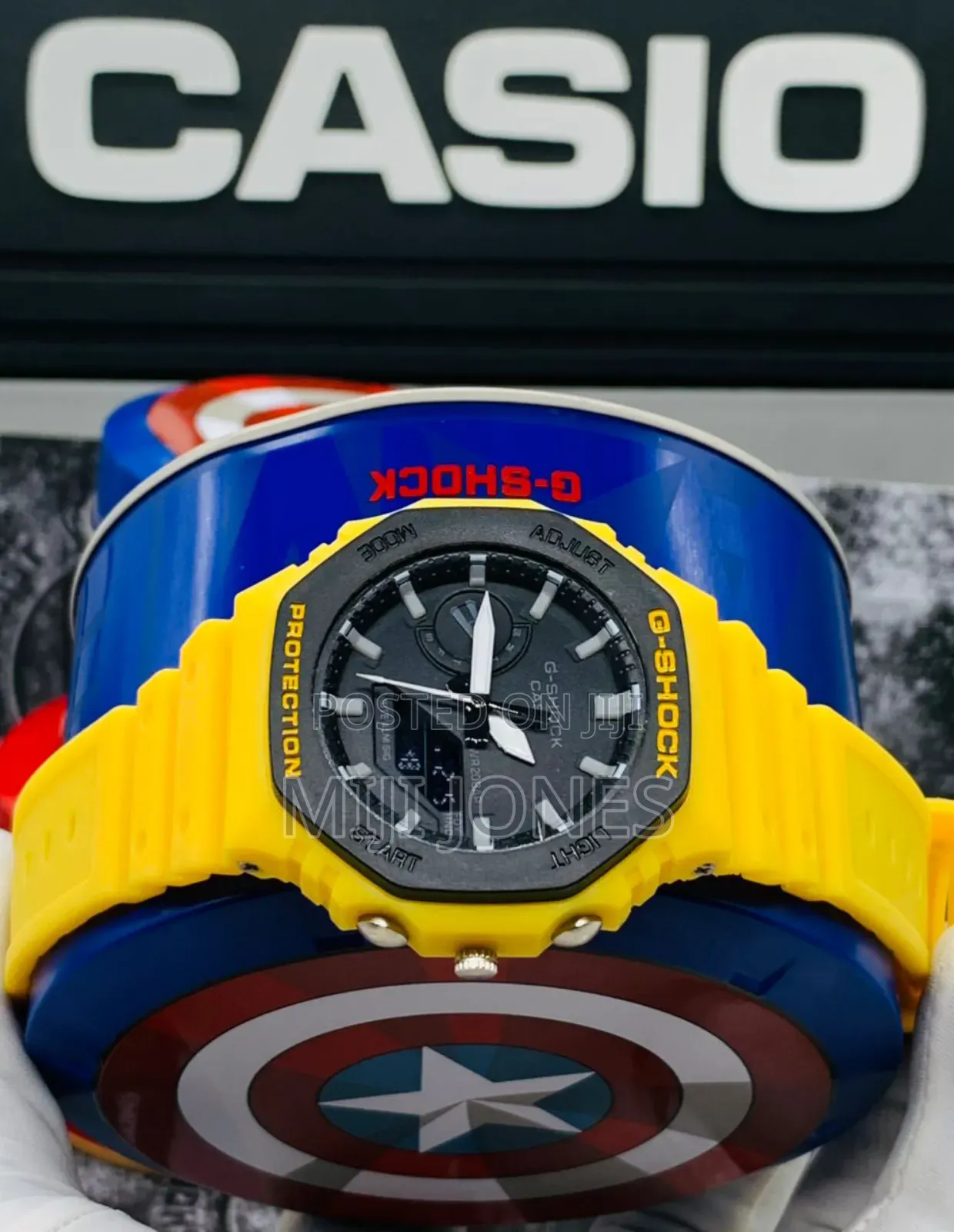 Gshock Marvel Crown Dual Time