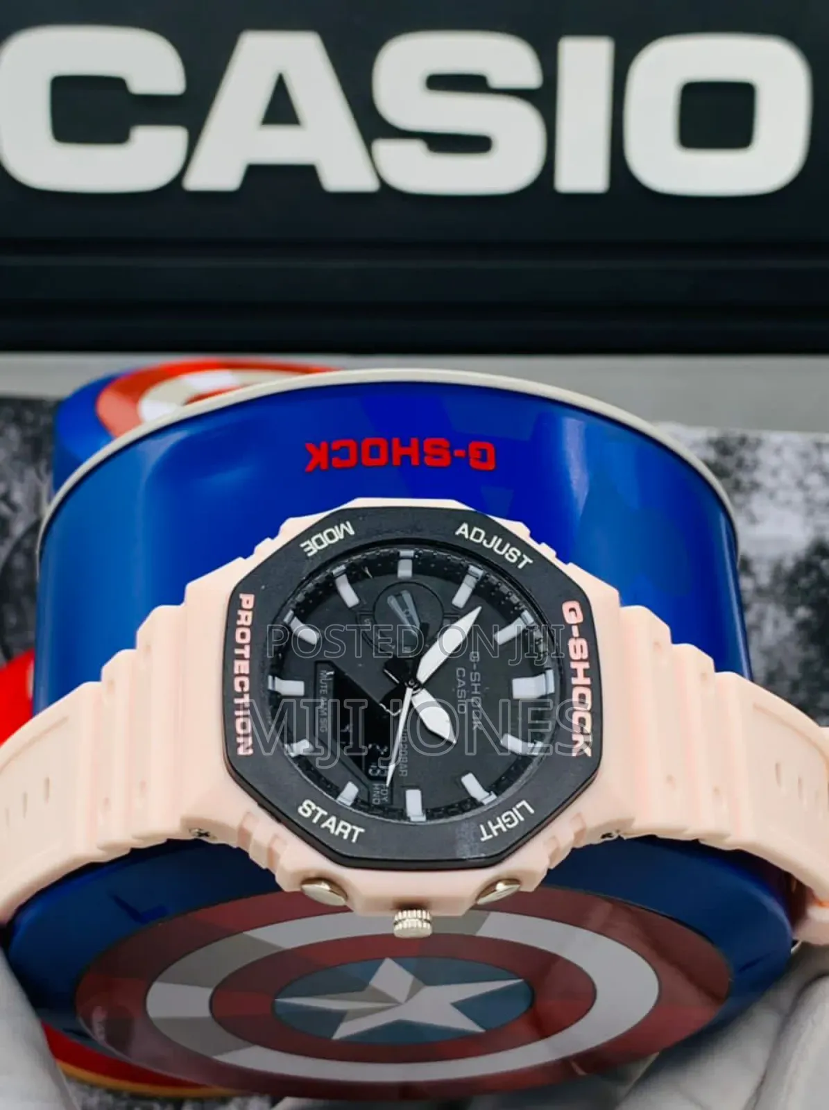 Gshock Marvel Crown Dual Time