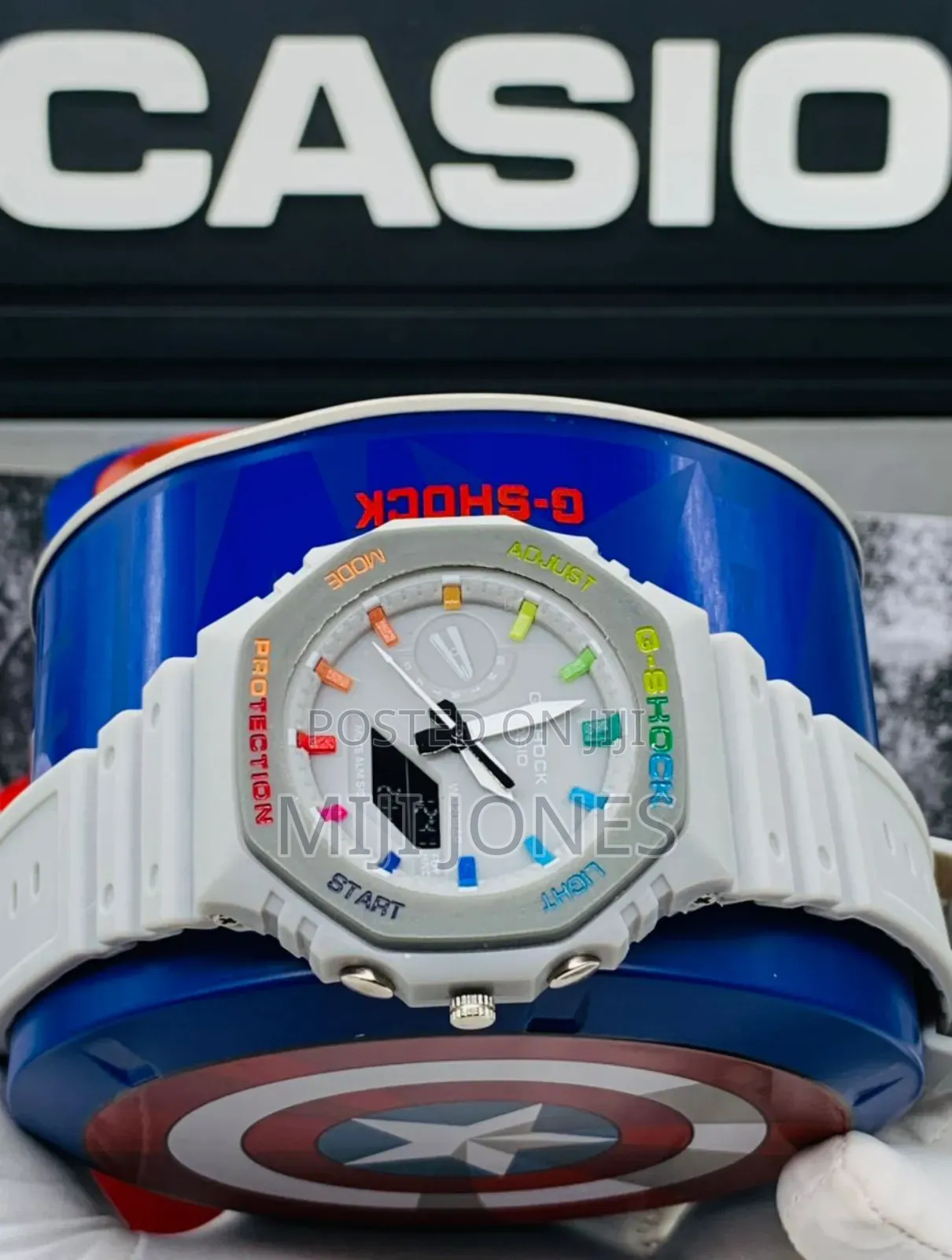 Gshock Marvel Crown Dual Time