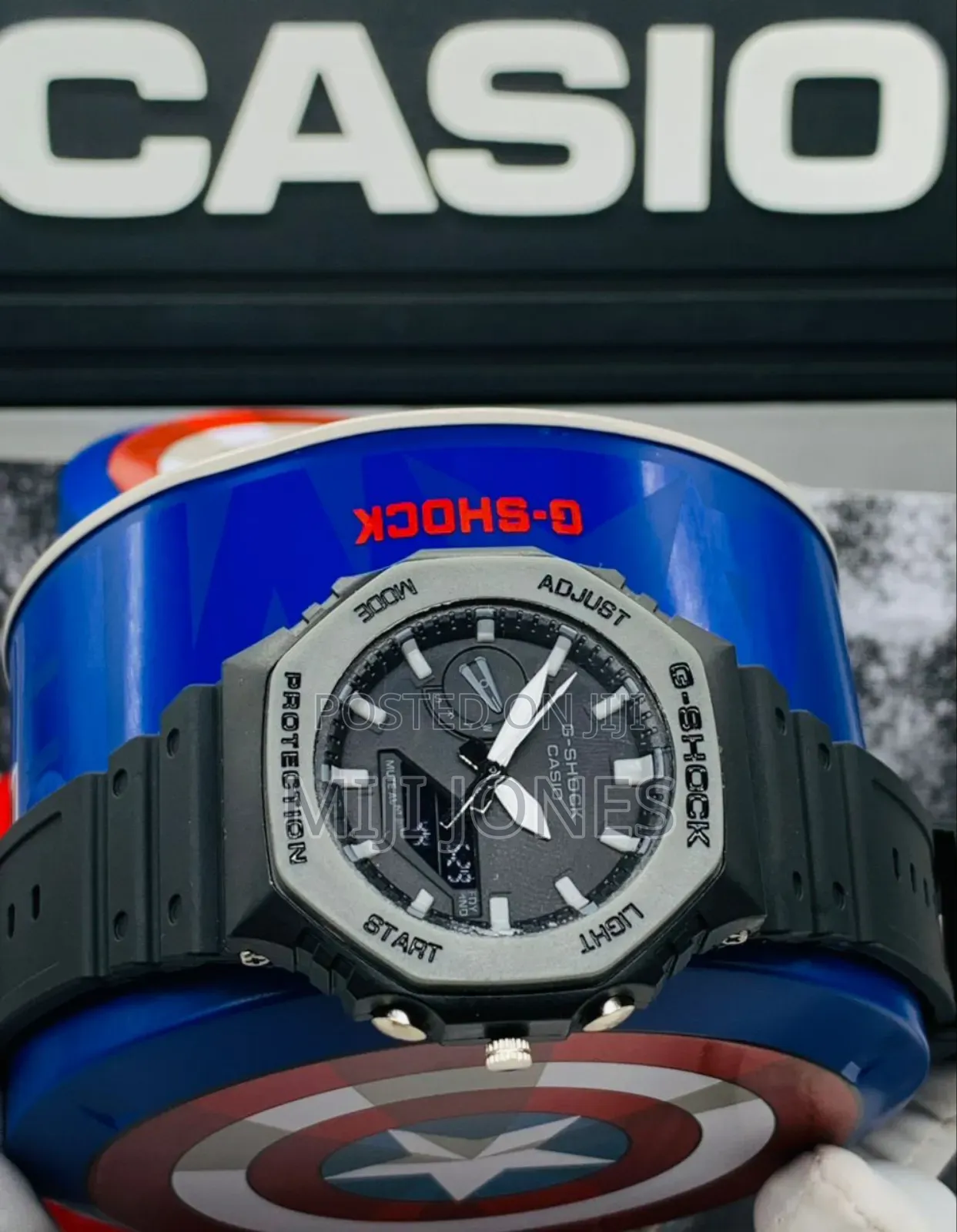 Gshock Marvel Crown Dual Time