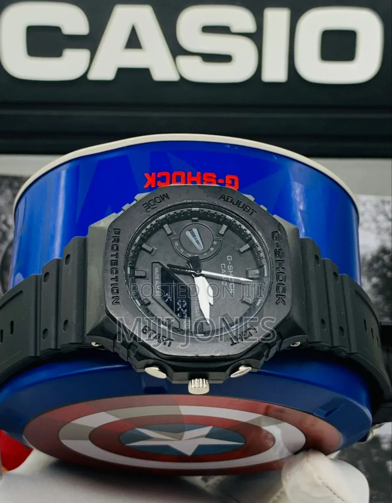 Gshock Marvel Crown Dual Time