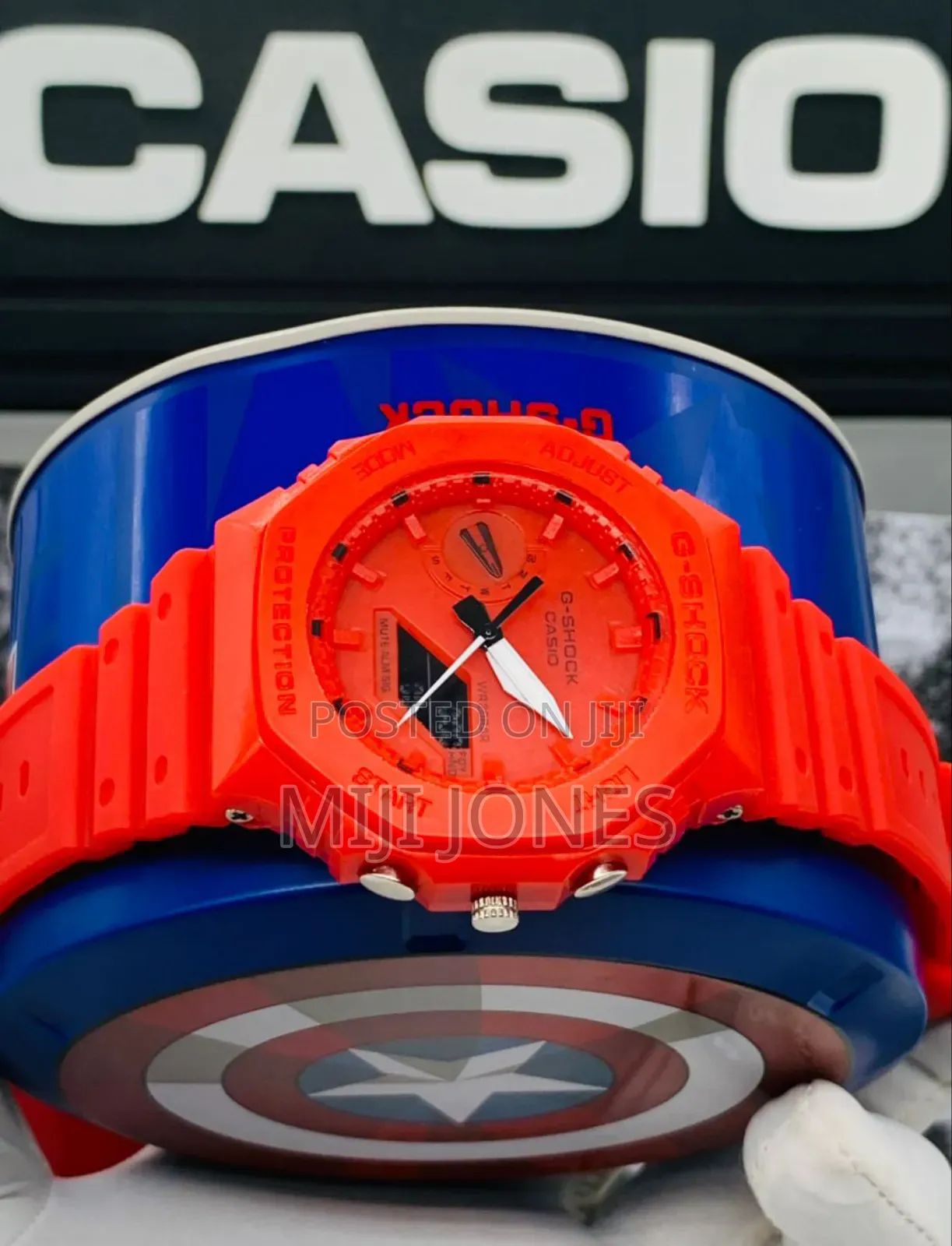 Gshock Marvel Crown Dual Time