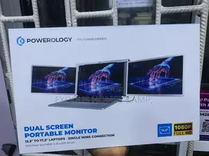 Powerology Dual Screen Portable Monitor