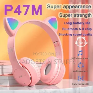 Photo - P47m Wireless Foldable Cat Ear Headphone