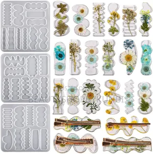 Photo - Hair Clip Silicone Resin Epoxy Mold