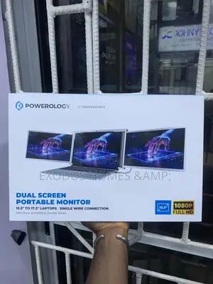 Powerology Dual Screen Portable Monitor