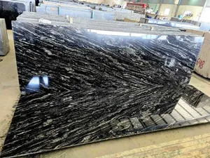 Indian Black Forest Granite Marble Slab