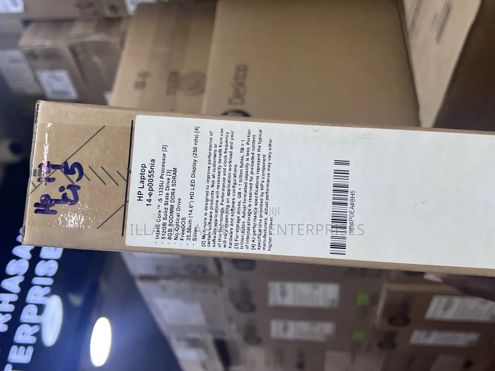 New Laptop HP 8GB Intel Core I5 SSD 512GB