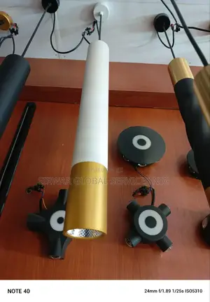 White+Gold Kitchen Drop Light