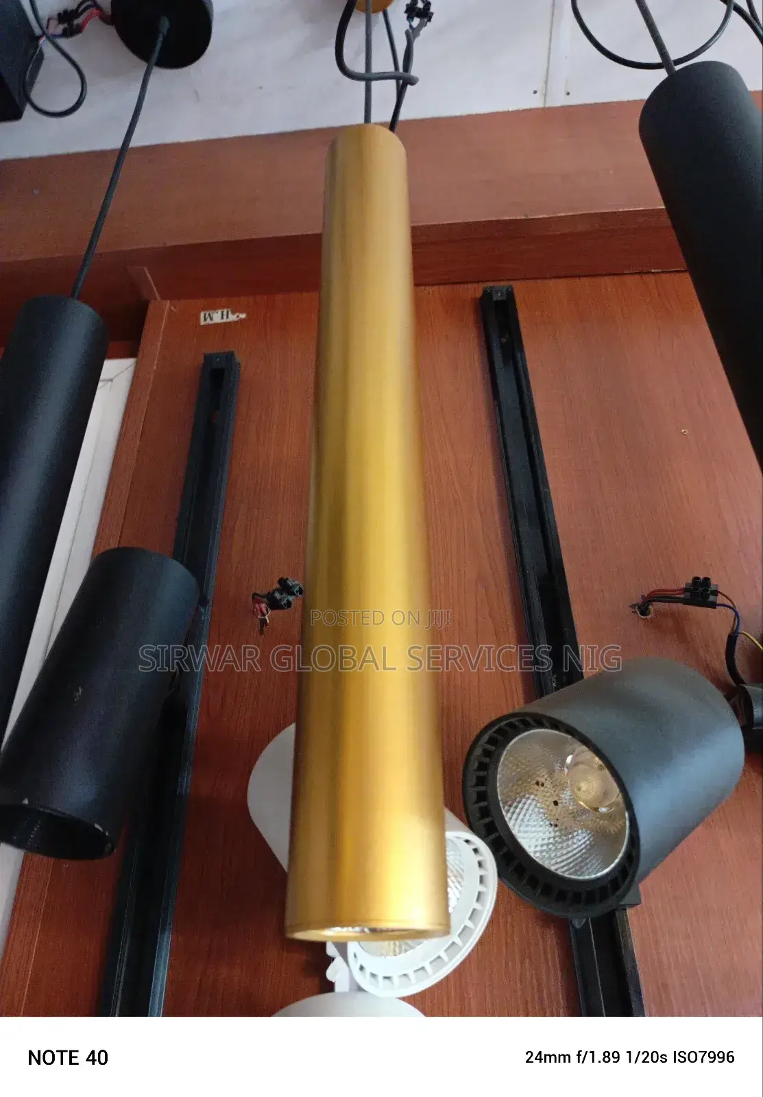 Gold Drop Kitchen Light