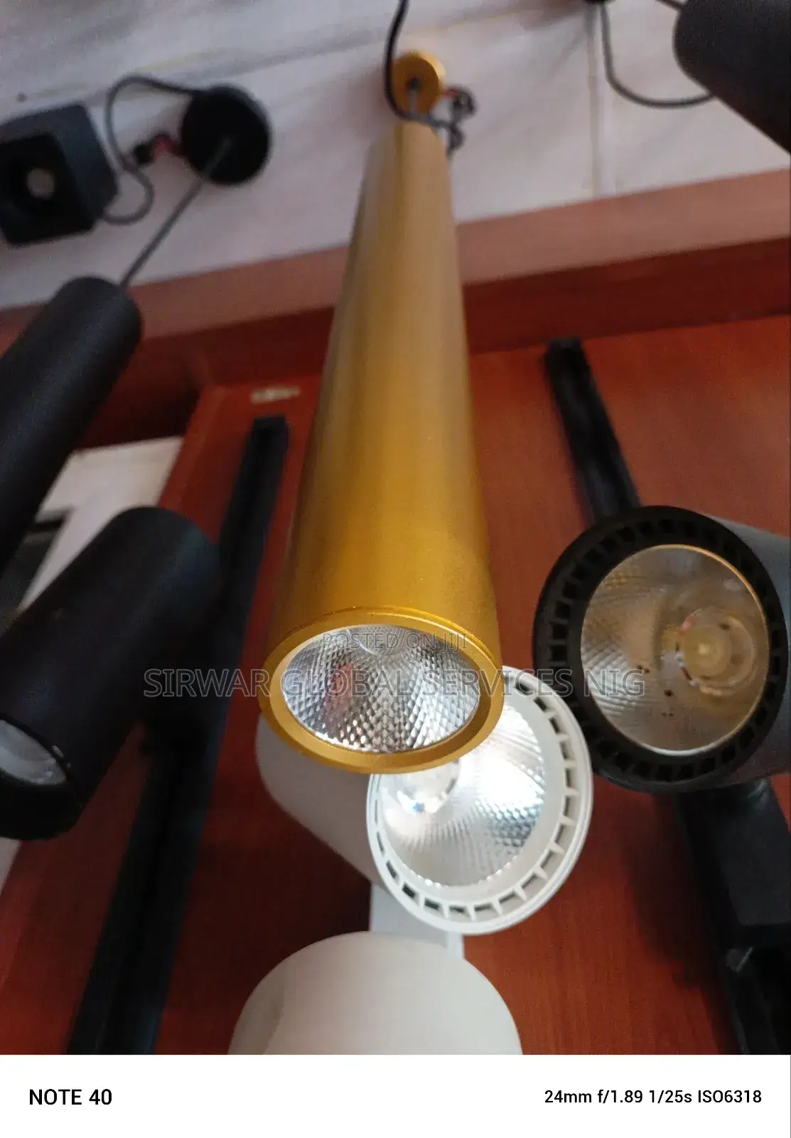 Gold Drop Kitchen Light