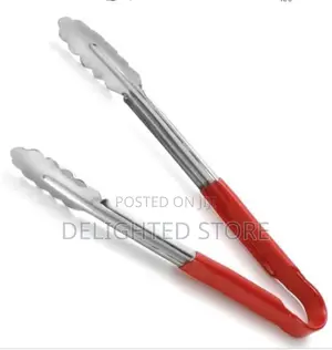 Thickened Stainless Steel Kitchen Tong With PVC Handle
