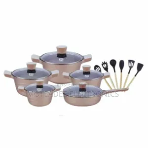 Jio Original 16pcs Granite Non Stick Cookware Set W/Spoons