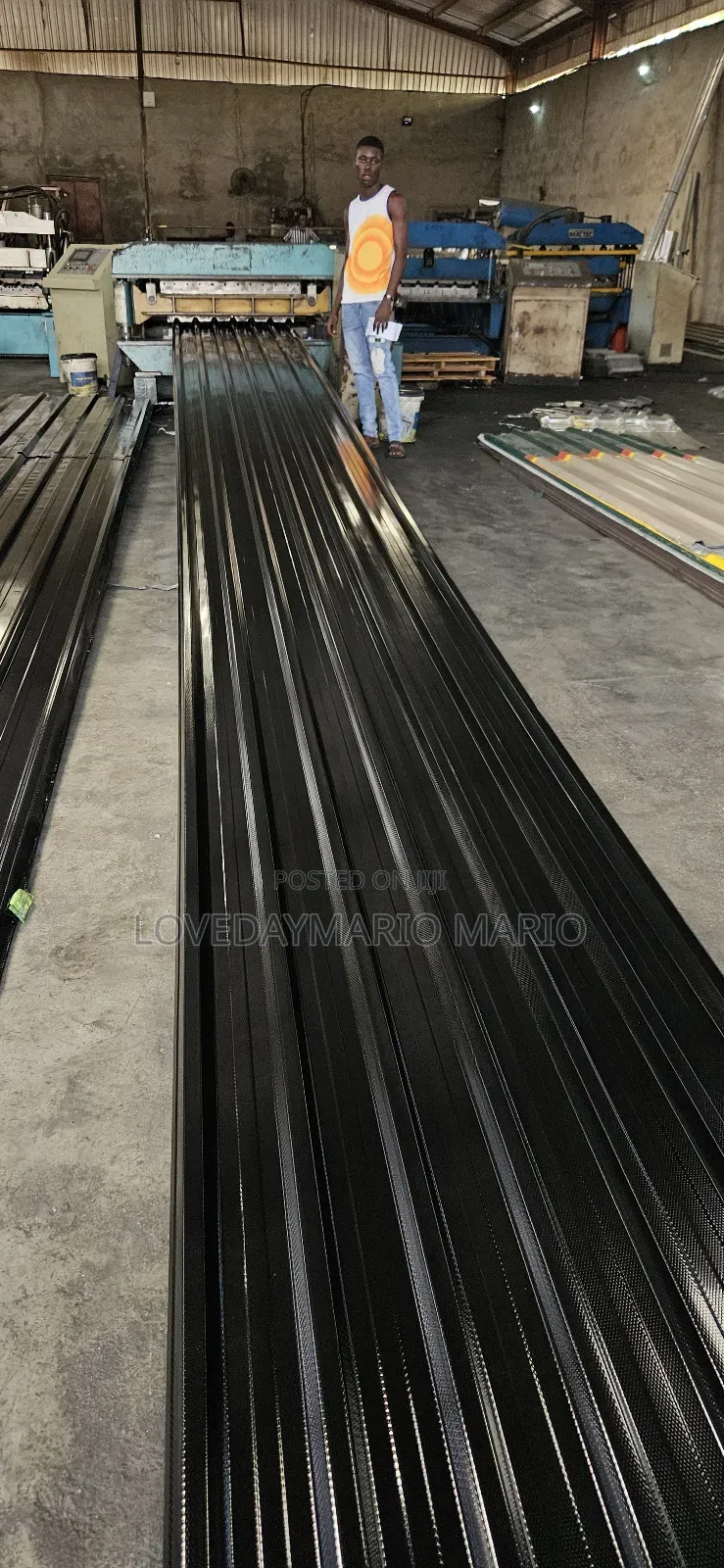 Normal Corrugation Black 0.50mm