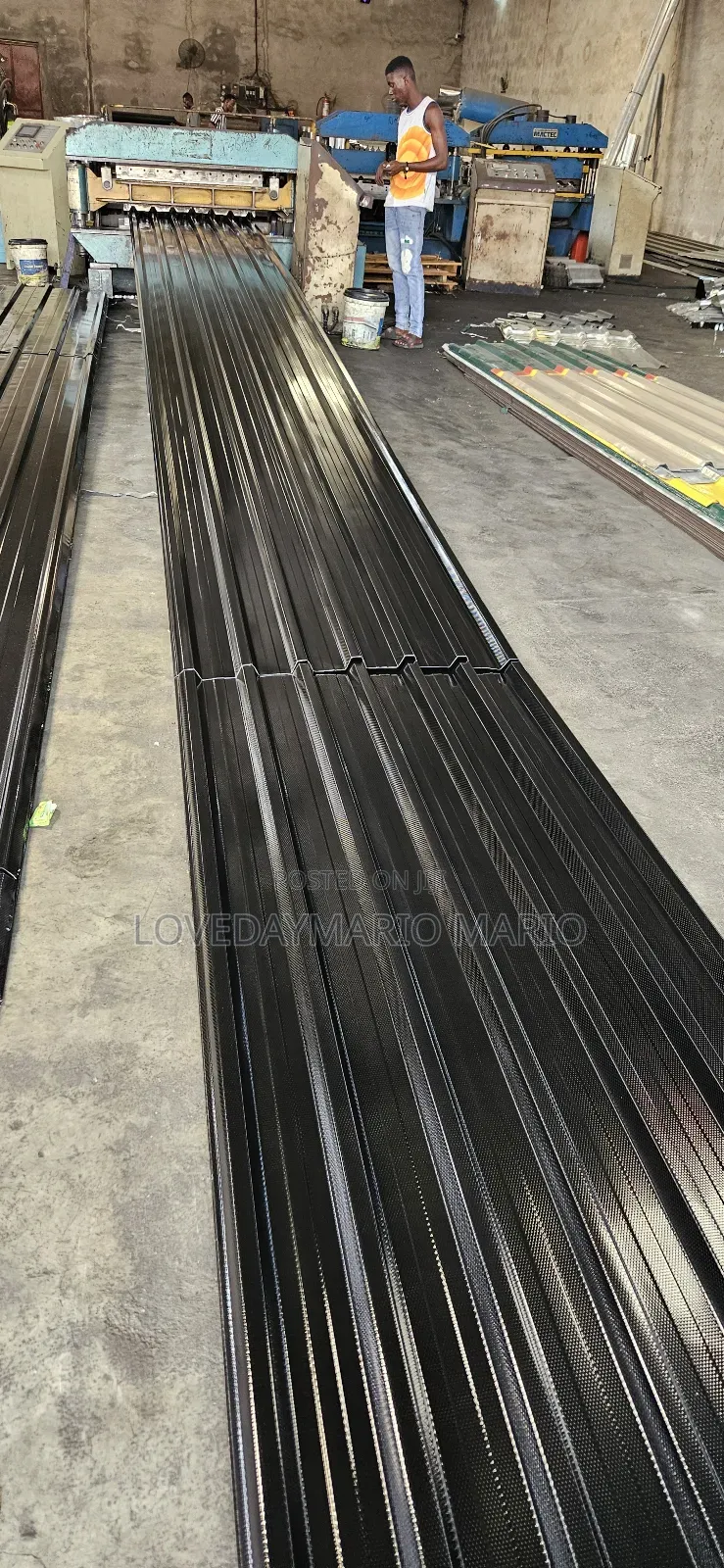 Normal Corrugation Black 0.50mm