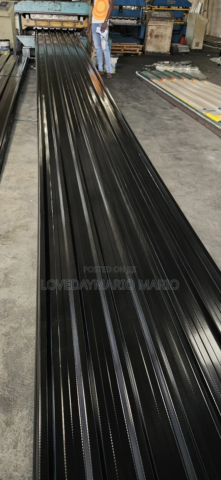 Normal Corrugation Black 0.50mm