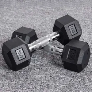 Professional 5kg(X2) Hexagonal Dumbbell Set(10kg Total)