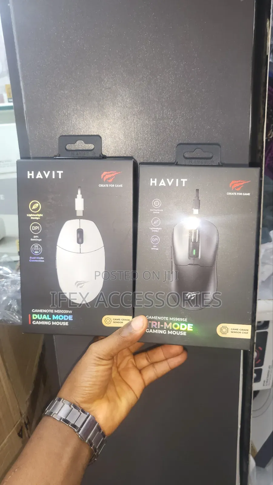 Havit MS969SE Wireless Gaming Mouse - Triple Mode Wireless