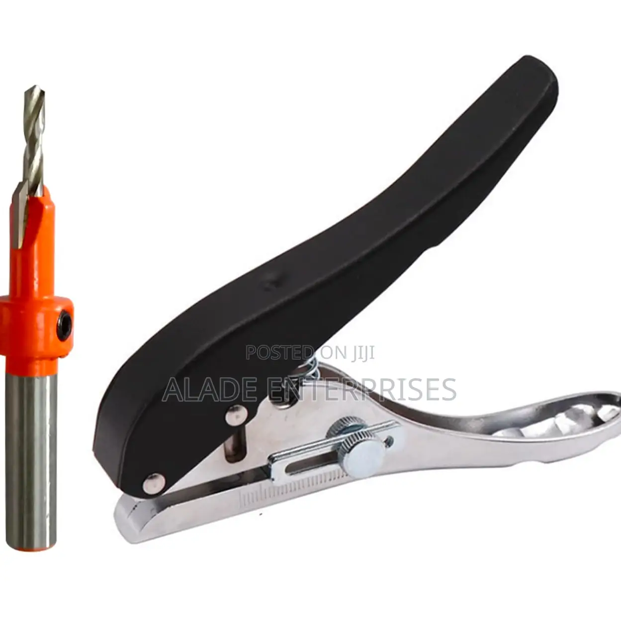 Hole Punch Set With Countersink Dril