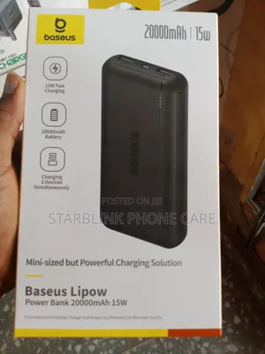 Baseus 20000mah Powerbank
