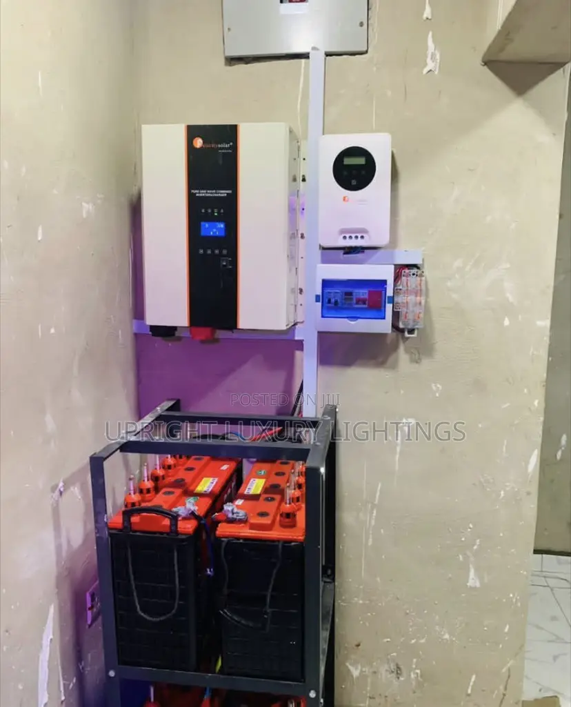 5kva, 60a Controller, 4 Tubular Batteries, an 10 Solar Panel