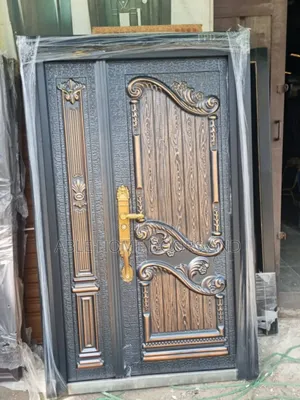 Cast Door 4f.T by 7f.T With Good Keys