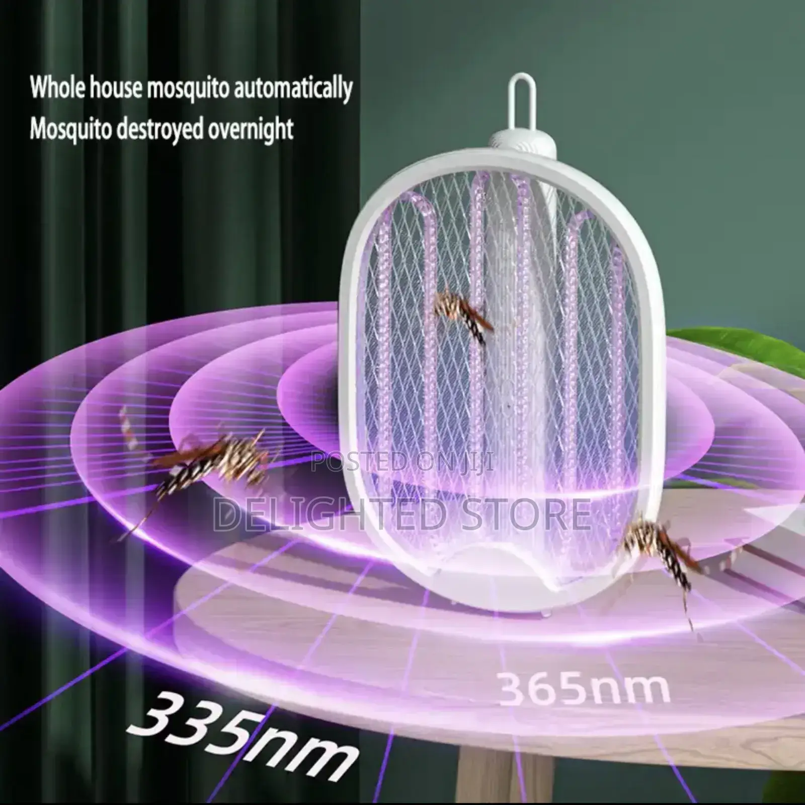 4in1 Foldablewall Mounted Rechargeable Mosquito Killer Lamp