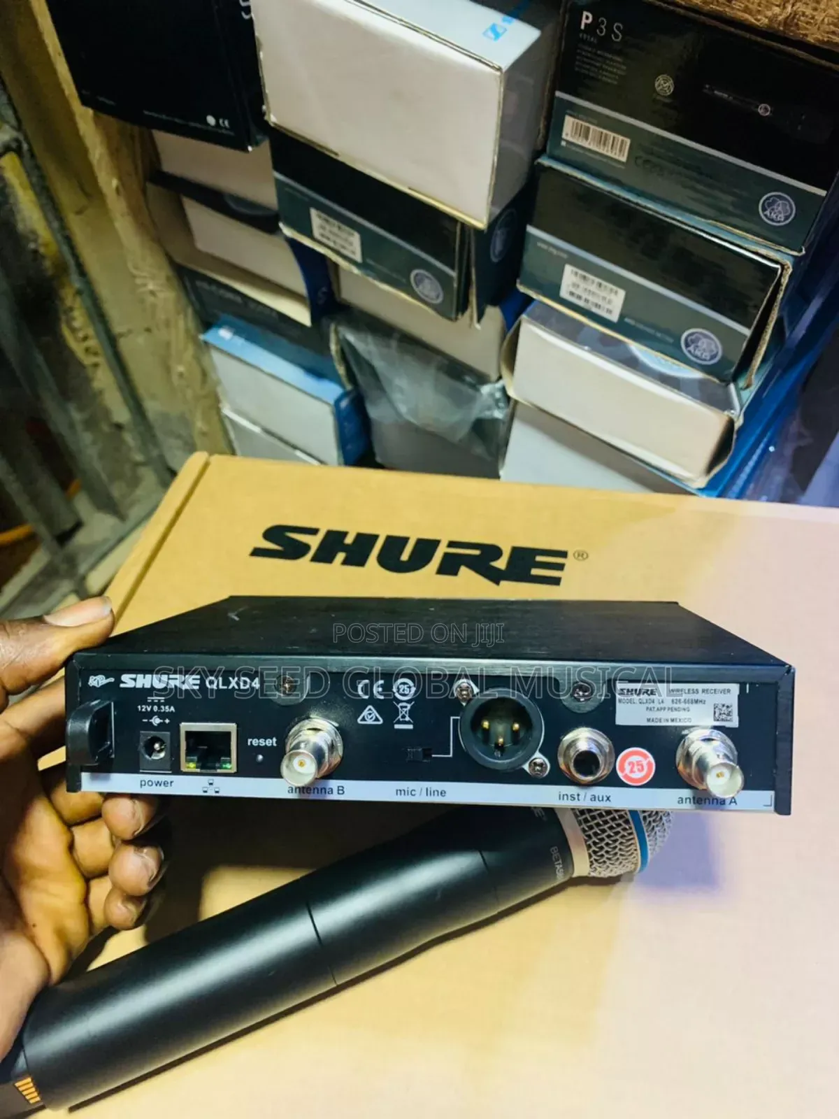 Original Shure Qlxd4 Wireless Microphone