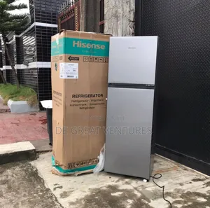 Brand New Hisense 240litter Double Door Refrigerator✓Silver✓