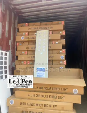 100watt Wakatek All in One Solar Street Light Available